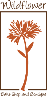 Wildflower Bake Shop & Boutique Logo Orange